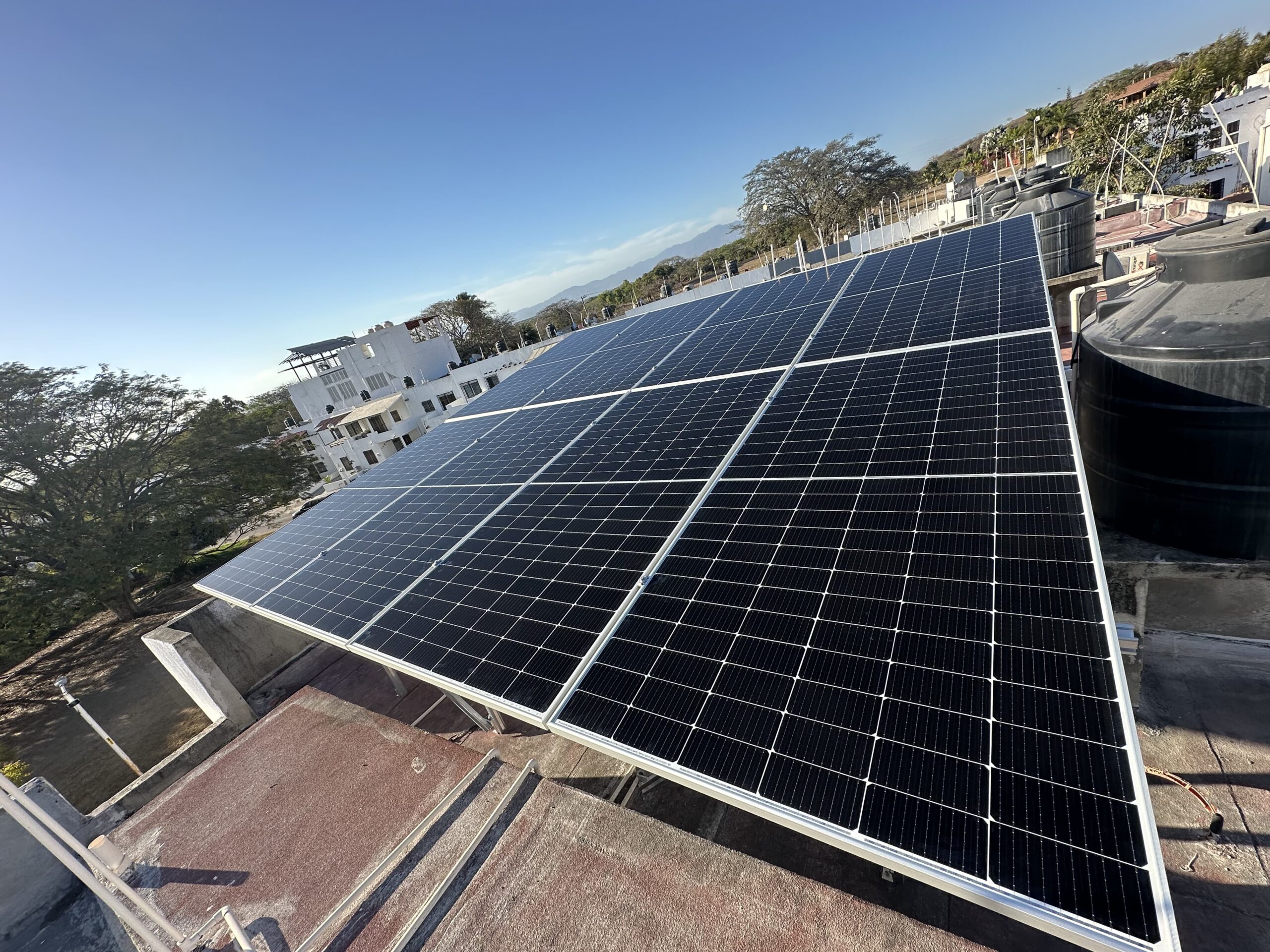 Sistema solar de alta capacidad